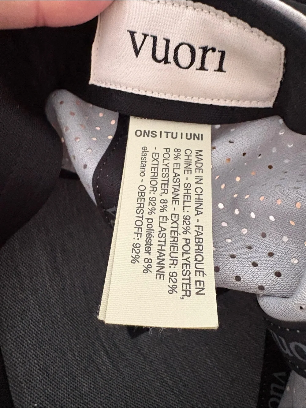 Vuori V1 Water Tech Hat Heather Grey OS